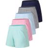 Heather Mint/Pink/Blue/Gray/Navy