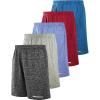 Heather Charcoal/Light Gray/Red/Blues
