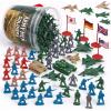 124 PCS - Soldiers + Mini Vehicles