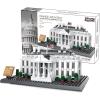 imageLiberty Imports White House Building Blocks Set 770 Pieces Washington DC White House Famous Landmark Series  Architecture Bricks Toy Model for Kids and Adults