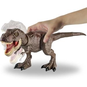 T-Rex Rampaging Tyrannosaurus Rex Dinosaur Attack Action Figure – 21” Jurassic Dino with Lights, Chomp & Roar Play Toy for Kids