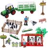 imageLiberty Imports Pretend Play Dairy Farming Toys Set with Farm Animals Farmers Figures and Accessories for Kids 23 Pieces