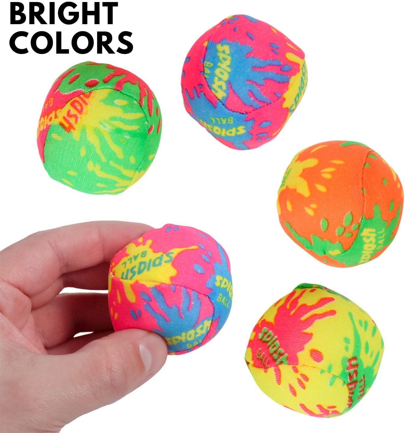 imageLiberty Imports 24 PCS Splash Water Balls with Mesh Bag  2quot Mini Super Splashers Water Bombs Absorbent Balls for Swimming Pool Toys Outdoor Summer Beach Activities for Kids Bulk Party Favor Games