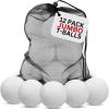 imageLiberty Imports 12 PCS Toddler ampamp Little Kids Replacement T Ball Baseball Balls  Jumbo Plastic TBalls with Mesh Bag 35inch Oversized Tballs for Totsports TBall Set Softball Training