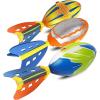 imageLiberty Imports 3 Pack Whistling Foam Footballs with Tail  Pocket Missile Rocket Football Toy Set for Kids  Aero Howling Sports Flyers for Outdoor Games Backyard Play Beach