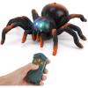 imageLiberty Imports RC Moving Tarantula Spider  Kids Wireless Remote Control Toy Great for Pranks and Halloween Decorations Realistic Scurrying Movement Glowing LED Eyes