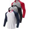 Raglan Gray/Black  Gray/Red  White/Navy