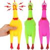 imageLiberty Imports 3 Pack Rubber Chicken Toy 14quot Screaming Squawking Practical Joke Prank Noisemaker Novelty Gag Gifts Party Favor Toys