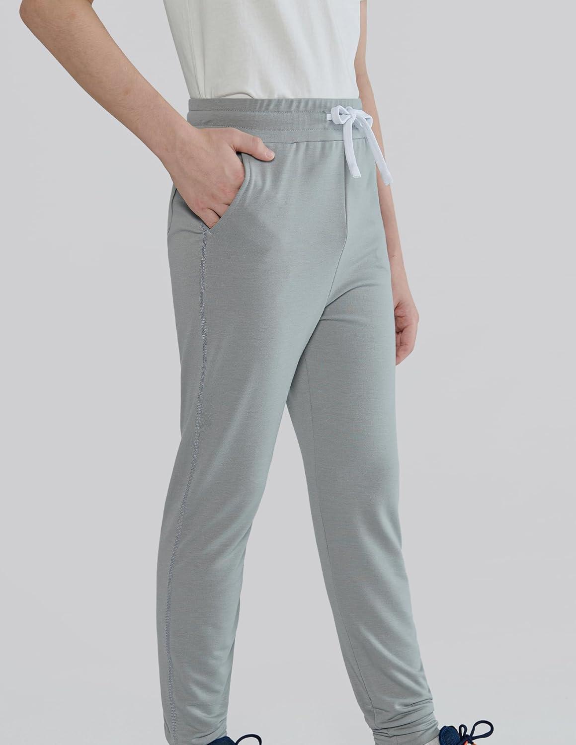 image3 Pack Boys Lightweight Jogger Pants Youth Athletic Sweatpants Kids Toddlers Clothes ApparelGrayNavyBlack