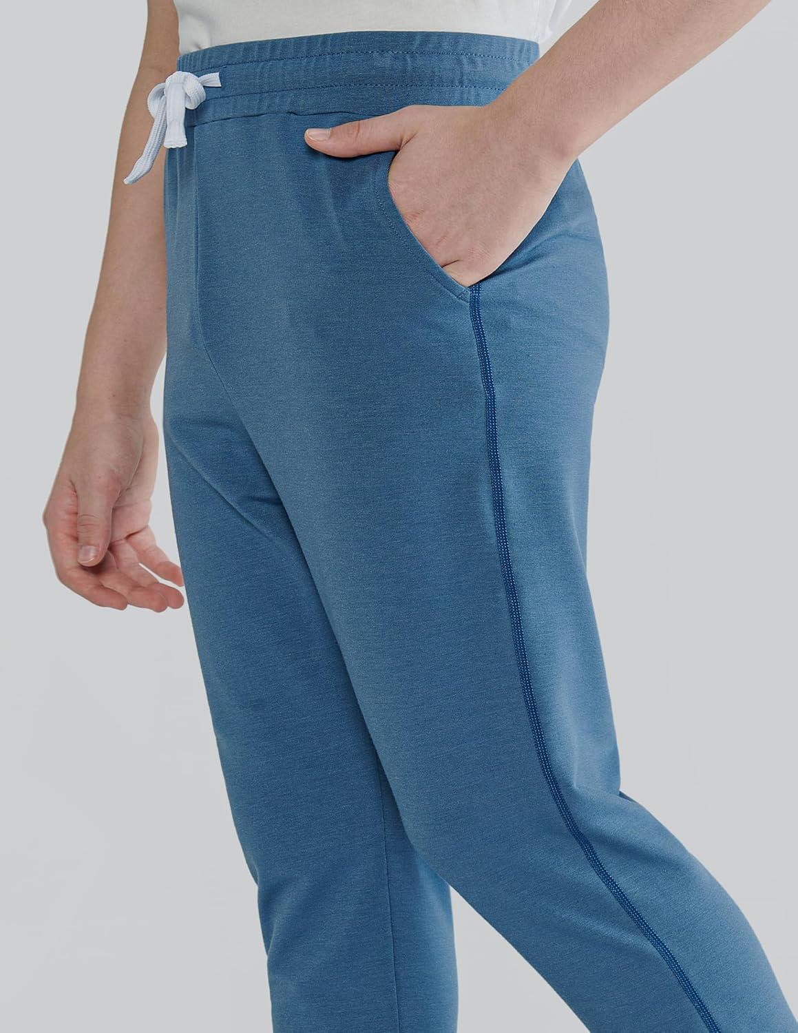 image3 Pack Boys Lightweight Jogger Pants Youth Athletic Sweatpants Kids Toddlers Clothes ApparelKhakiOliveDusty Blue