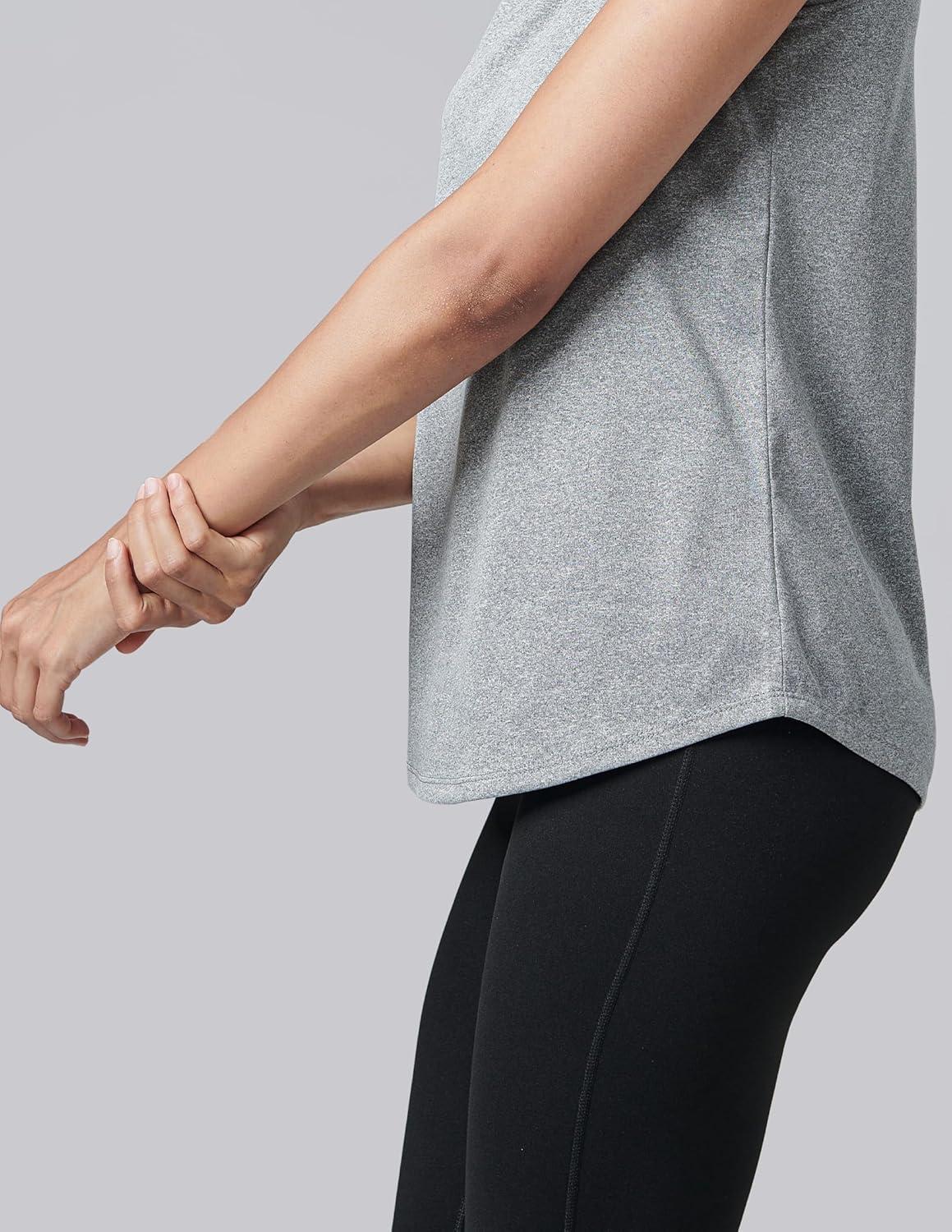 image5 Pack Wide Straps Womens Workout Tank Tops Athletic Sleeveless Shirts for Women Ladies Exercise Tops for Yoga TennisVioletGrayBlackWhiteLight Lavender