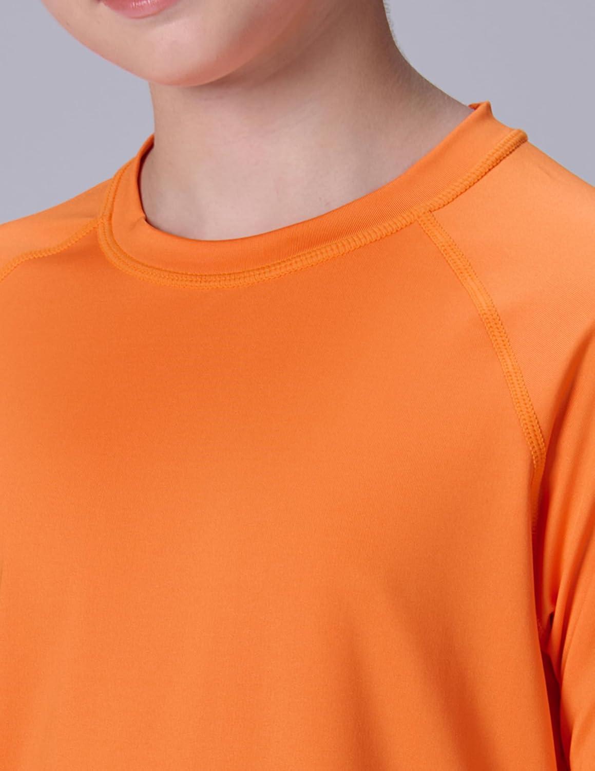 imageLiberty Pro 3 Pack Boys UPF 50 Rash Guard Short Sleeve Swim Shirts Quick Dry UV Protection Swimwear for KidsGrayLight GreenTangerine