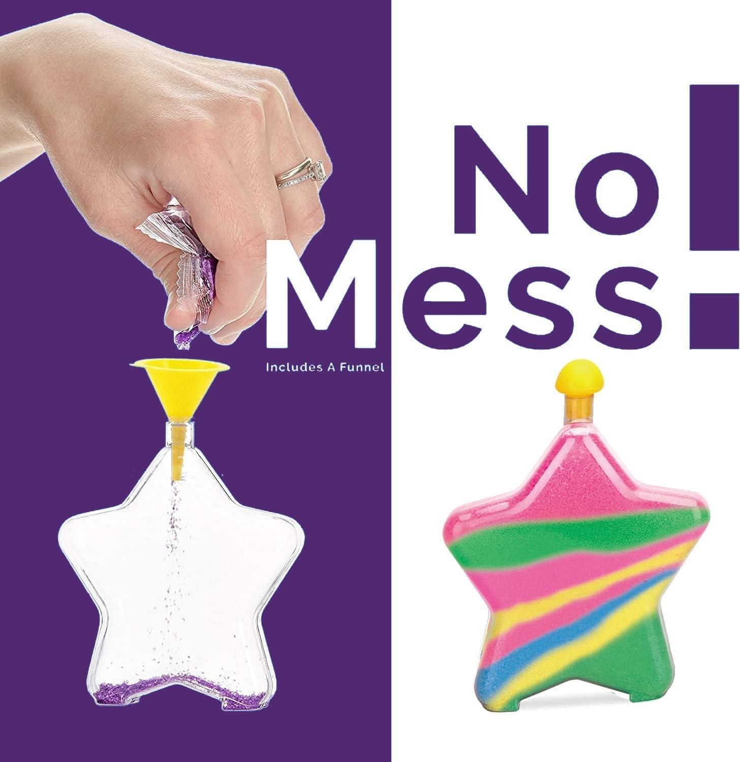 imageLiberty Imports Sand Art Kits for Kids Create Your Own Colored Sand Art Includes Bottles Funnels Sticks Bags of Sand for Arts and Crafts Schools Birthday Party Favors Bulk 12 Pack24 Pack