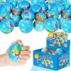 image24 Pack  Globe Mini Soft Foam Earth Squeeze Balls 25quot Squeezable World Toy Stress Relief Bulk Educational Novelties for Kids School Classroom Party Favors Rewards