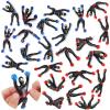imageLiberty Imports Sticky Wall Climbing Ninjas with DIY Costume Stickers Stretchy Climbers Window Crawlers Party Favor Tricky Novelty Toys Climbing Rolling Men for Kids Pack of 24Sticky Ninjas
