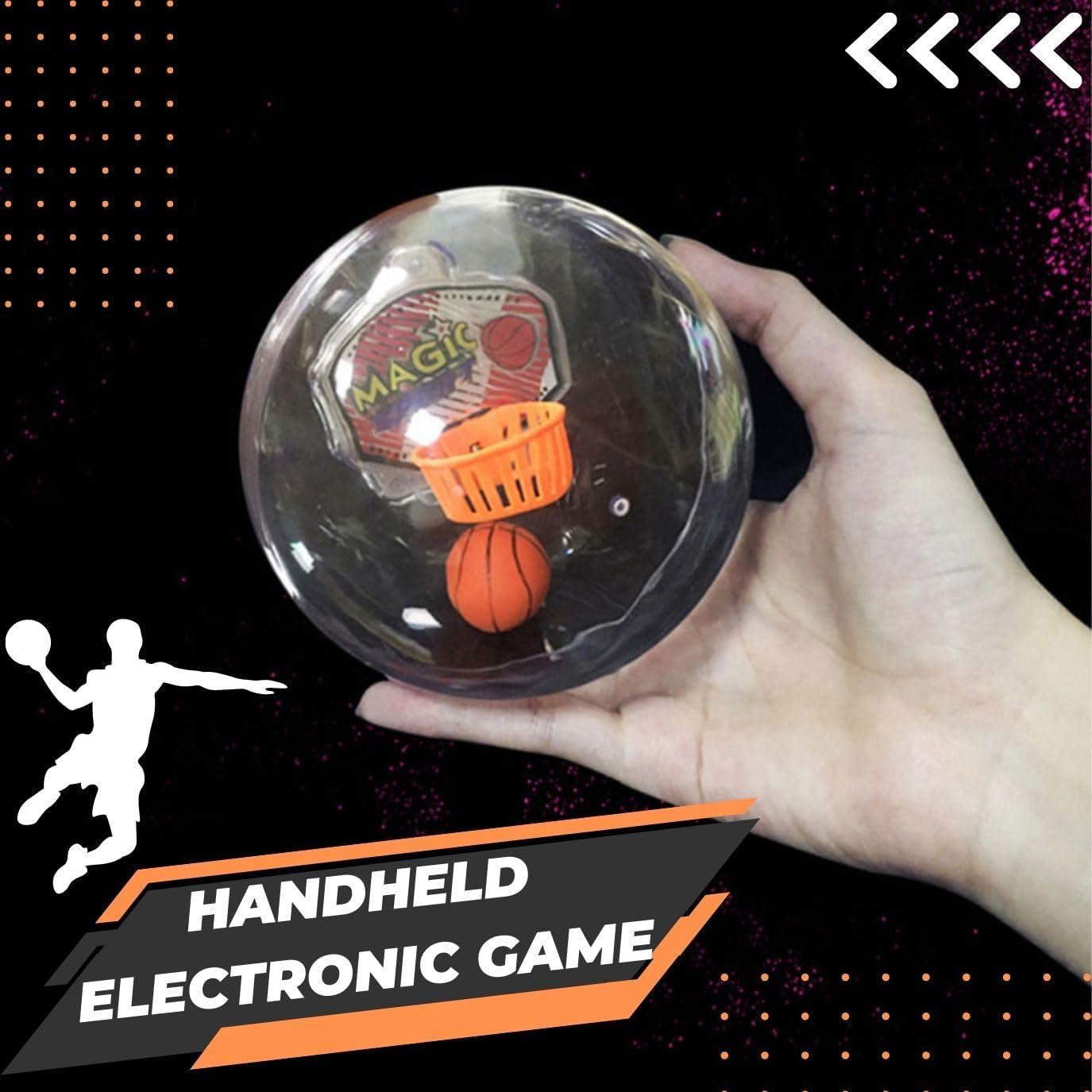imageLiberty Imports 12 Pack Mini Basketball Electronic Handheld Shoot ampamp Score Hoop Game with LED Lights ampamp Sounds Bulk Toys Birthday Party Favors Prizes for Kids Adults