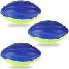 image85quot Foam Spiral Football PU Coated High Density Soft Balls Set of 3 for Kids Sports Training Practice Indoor Outdoor Play