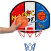 imageIndoor Mini Basketball Hoop  16quot x 13quot Large Over The Door Plastic Toy Backboard Net Ball and Pump for Kids Boys Teens  Suitable for Office Bedroom Dorm Magic Shot