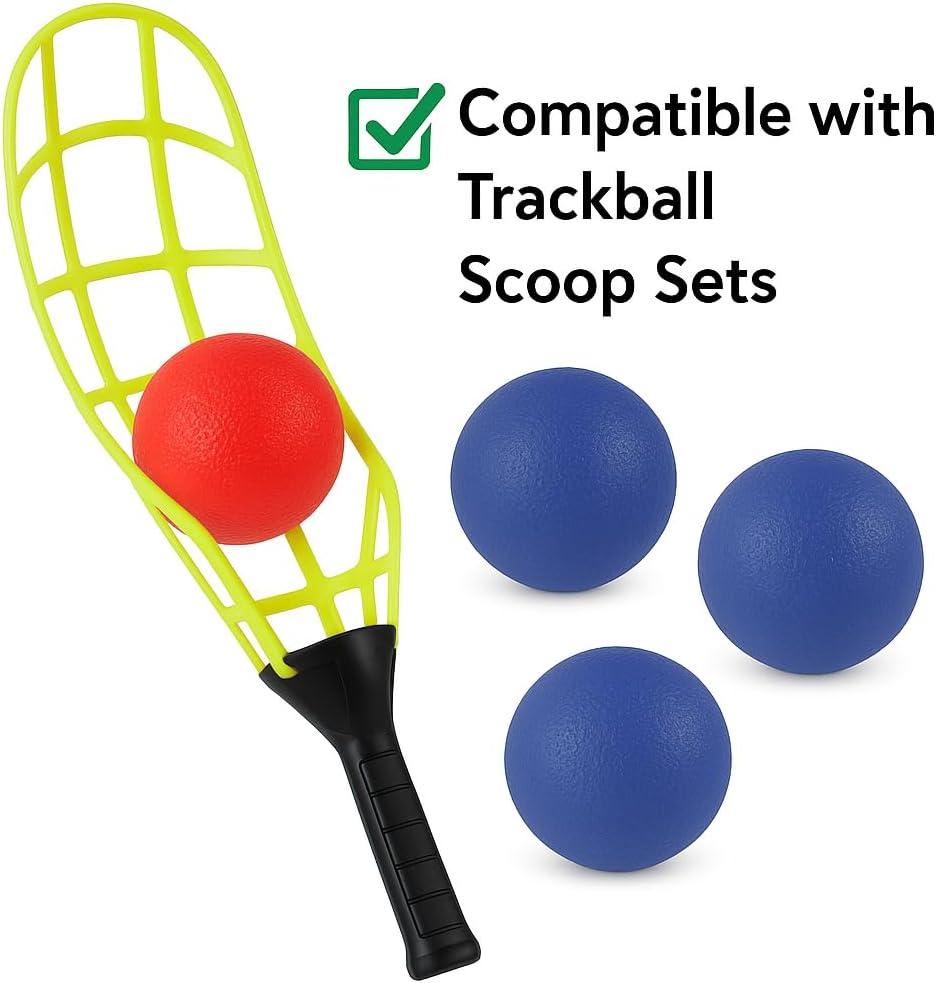 imageLiberty Imports 6 PCS Replacement Trackball Sport Chuck and Catch Ball Lacrosse Plastic Lightweight Balls Toy for Classic Outdoor Launch Games