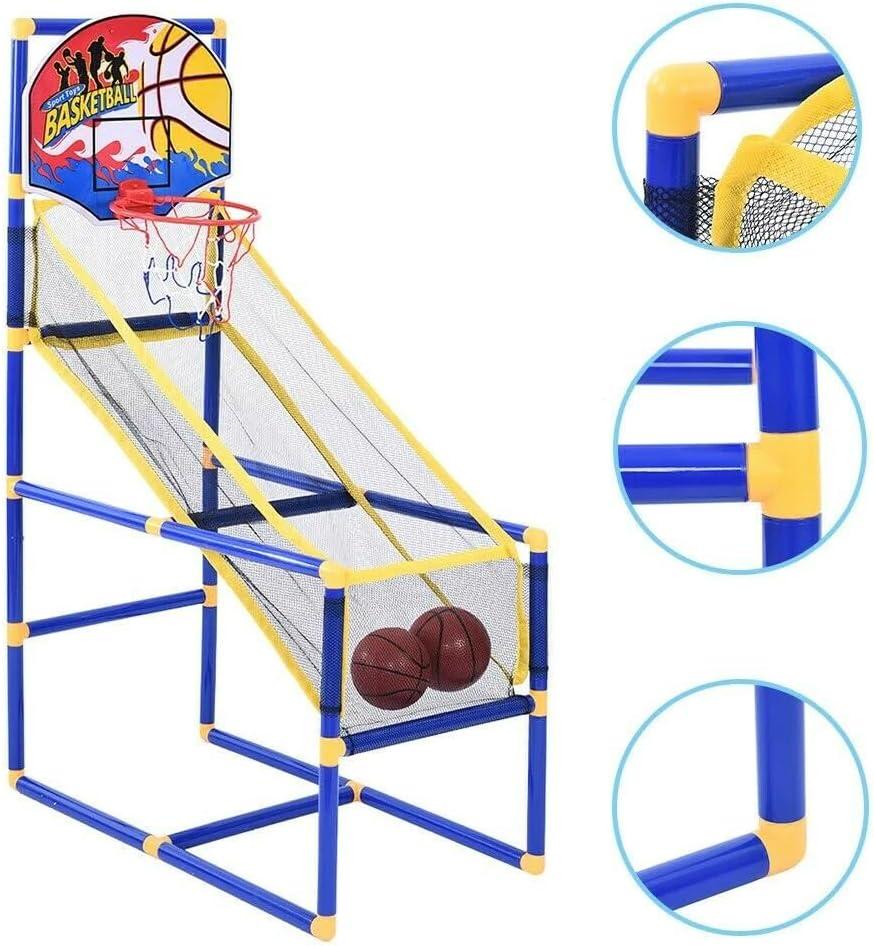 imageLiberty Imports Kids Arcade Basketball Hoop Shot Game Set Indoor Sports Shooting System with Mini Hoop Inflatable Ball and Pump