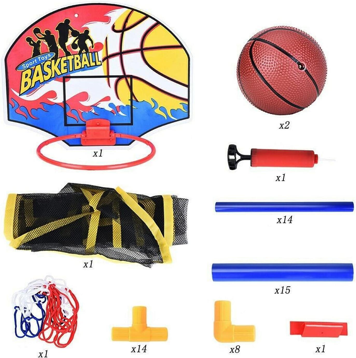 imageLiberty Imports Kids Arcade Basketball Hoop Shot Game Set Indoor Sports Shooting System with Mini Hoop Inflatable Ball and Pump