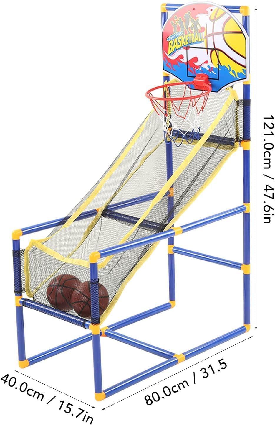 imageLiberty Imports Kids Arcade Basketball Hoop Shot Game Set Indoor Sports Shooting System with Mini Hoop Inflatable Ball and Pump