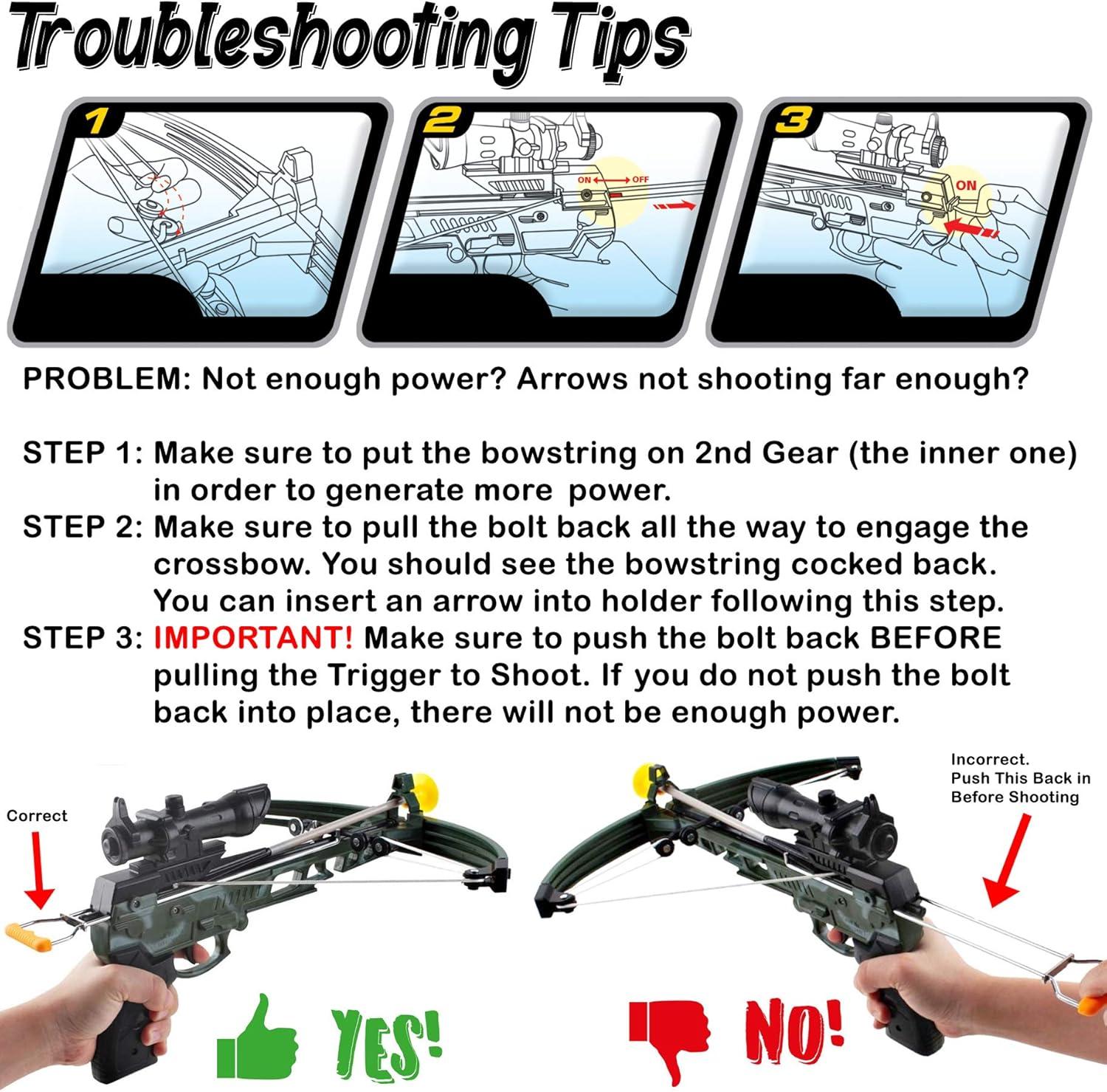 imageLiberty Imports Military Action Camouflage Kids Toy Crossbow Set  Includes Suction Cup Arrows and Target