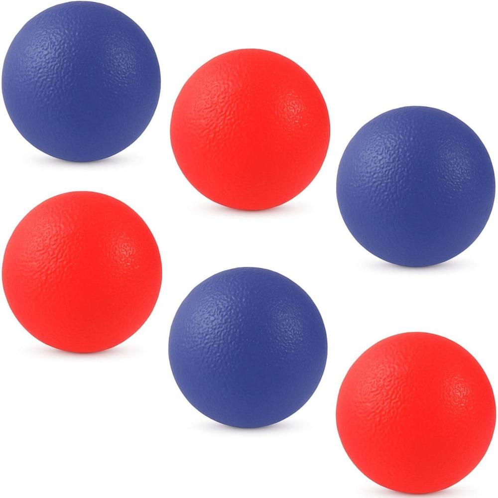 imageLiberty Imports 6 PCS Replacement Trackball Sport Chuck and Catch Ball Lacrosse Plastic Lightweight Balls Toy for Classic Outdoor Launch Games