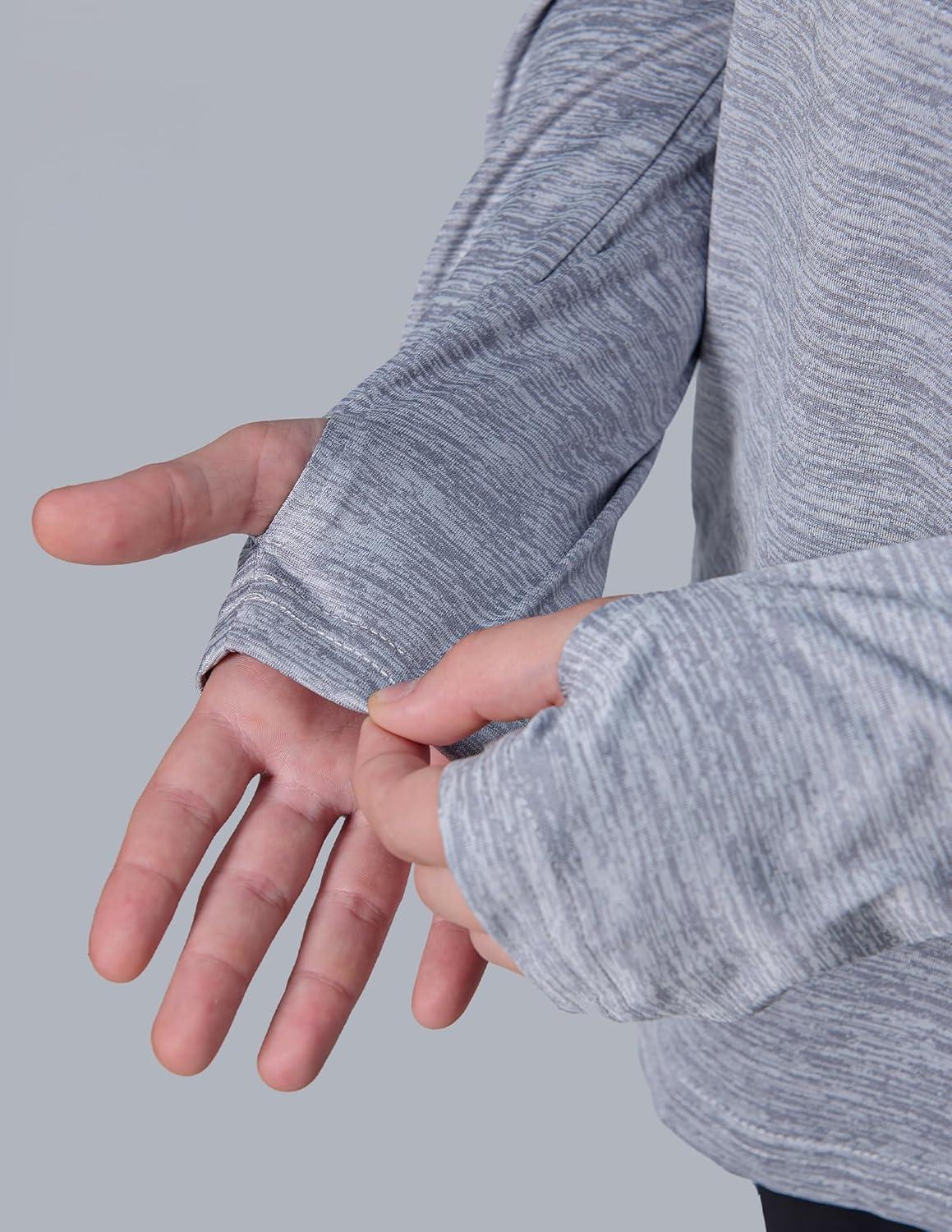 imageLiberty Imports 3Pack Youth Boys Teen DryFit Hoodies Long Sleeve Athletic Pullover Sweatshirts Lightweight ActivewearHeather GrayBlackNavy