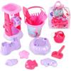 image13Piece Pink Princess Beach Sand Toy Set for Girls  Sand Playset with Sand Wheel Mermaid Bucket Water Pot Shovels Rakes Molds ampamp Zippered Storage Bag for Beach Sandbox ampamp Outdoor Play