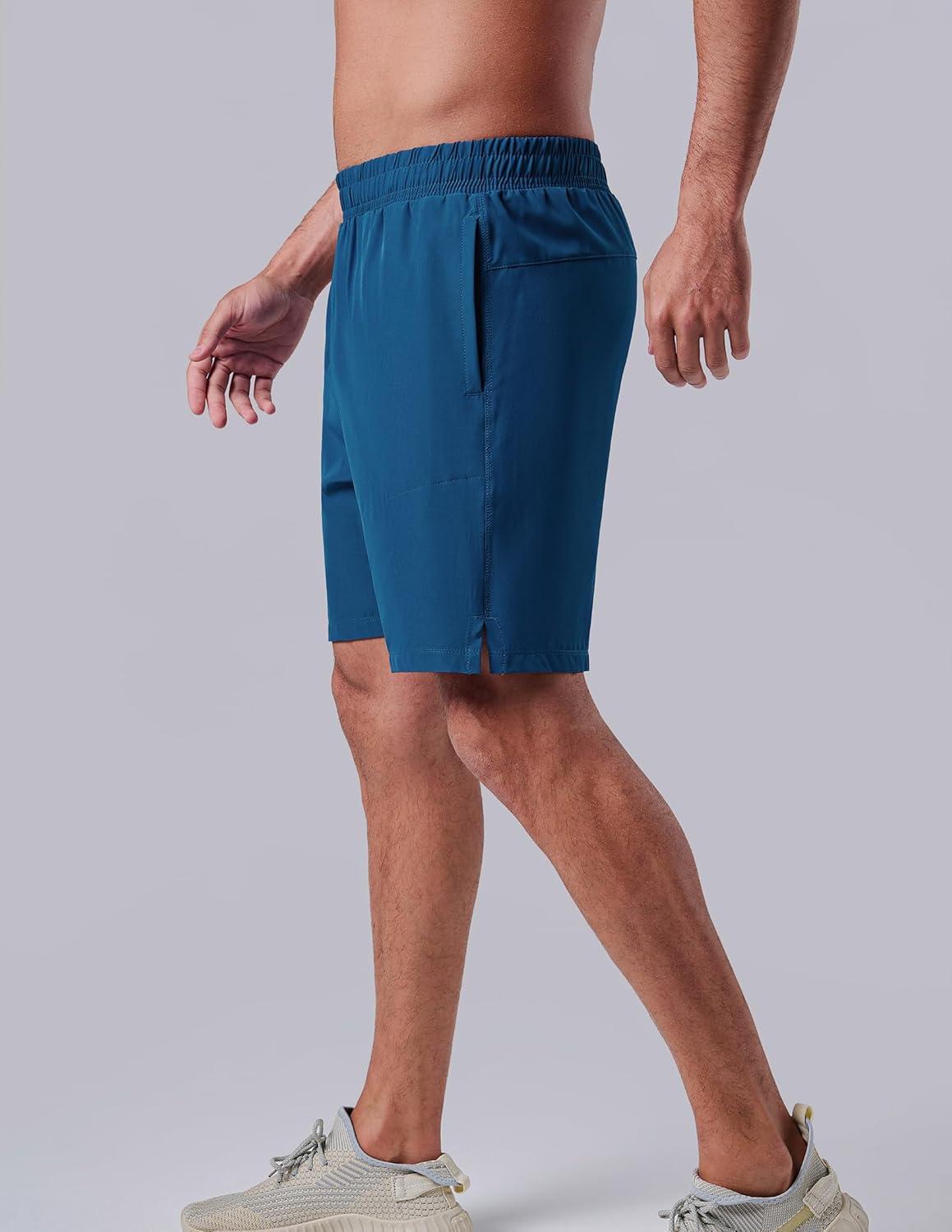 image:image3 Pack Mens 7 Running Shorts with Compression Liner Pockets Athletic 2 in 1 Shorts for Workout Gym Quick DrySet 4
