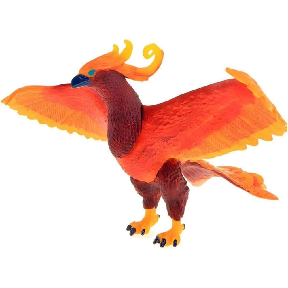 image:imagePhoenix Figure Realistic Plastic Fire Bird Mythical Creatures Model Decoration Toy Collector Figurine