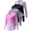 Lavender / Pink Ombre / Navy Stripe / Black Heather