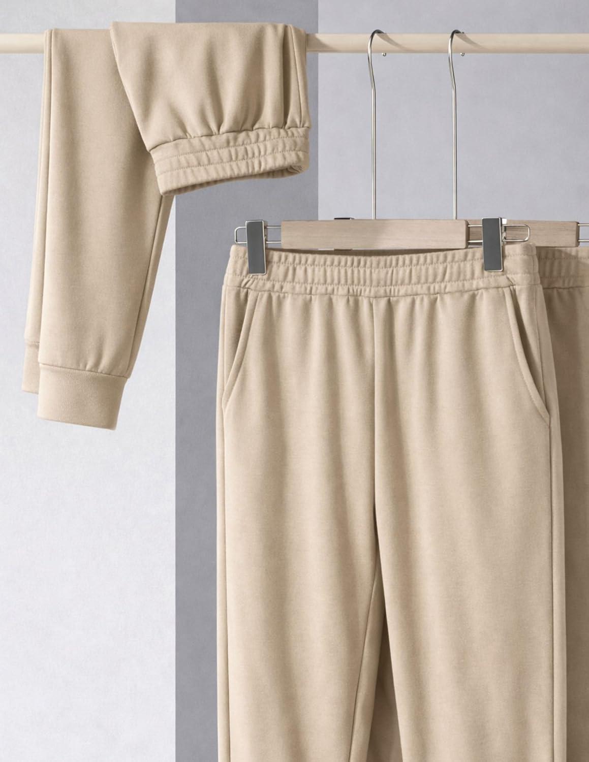 image:image3 Pack Boys Lightweight Jogger Pants Youth Athletic Sweatpants Kids Toddlers Clothes ApparelKhaki