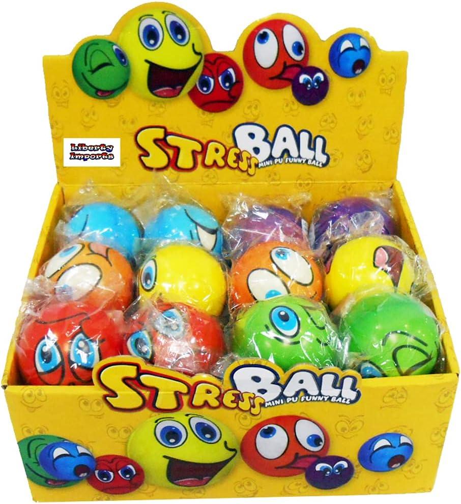 image:image24 Pack Mini Soft Foam Squeeze Balls 25 Toy Stress Relief Bulk Educational Novelties for Kids School Classroom Party Favors Rewards Multicolored 25