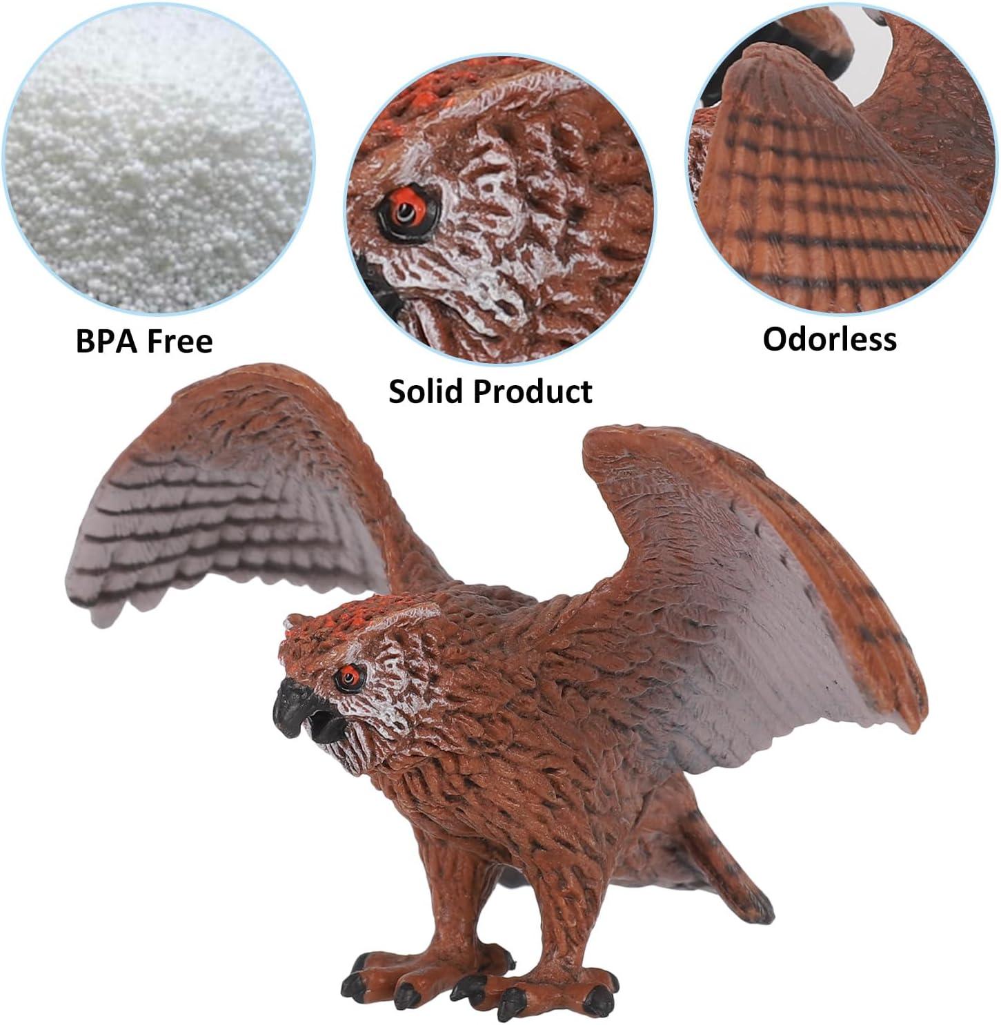 image:image5 PCS Birds of Prey Figurines Plastic Realistic Animal Replica Models Toy Figures Educational Set for Kids amp Adults Collection Birds of PreyBirds of Prey