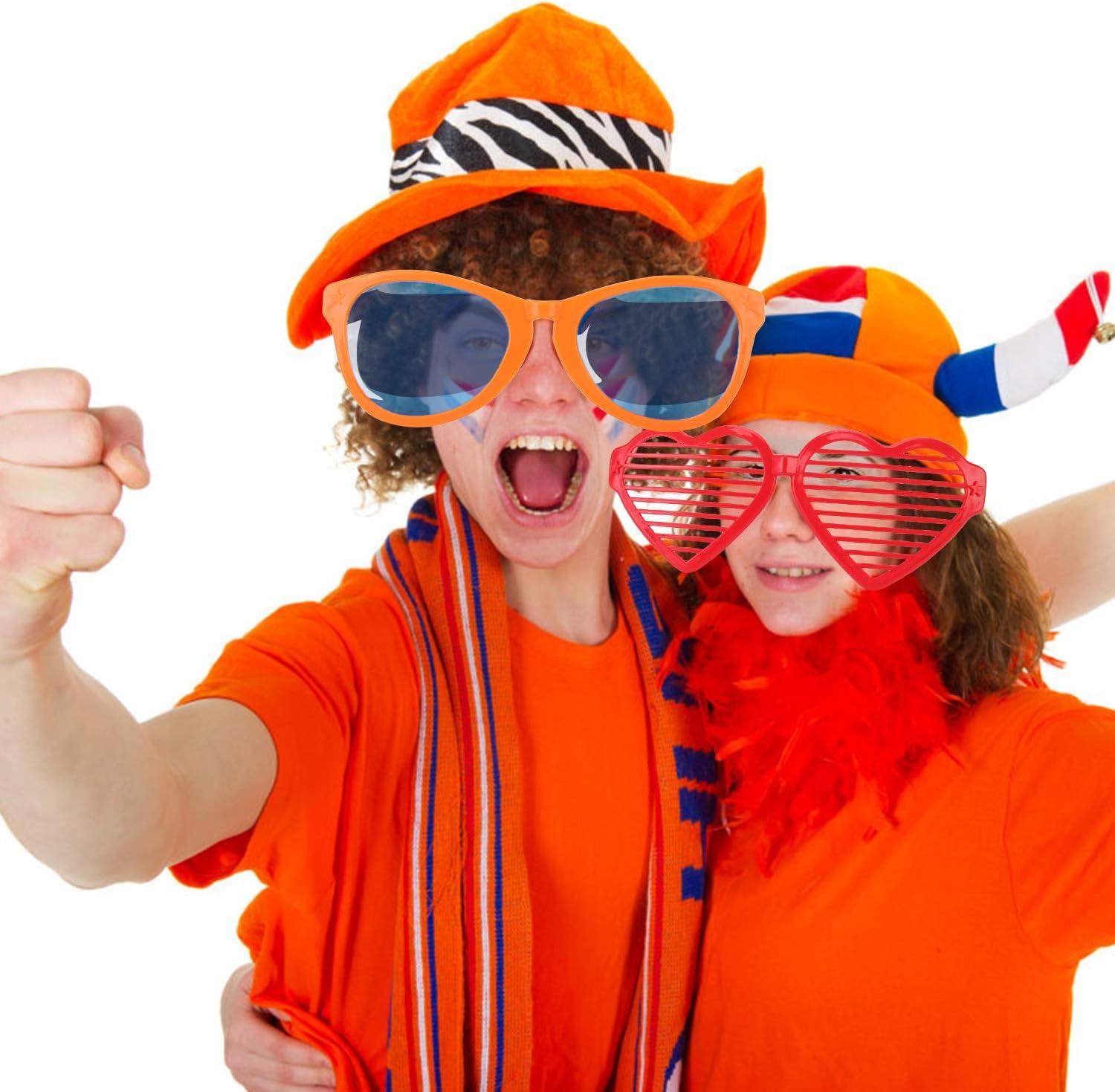 image:imageLiberty Imports 12 Pack Jumbo Sunglasses Novelty Plastic Photo Booth Glasses Fun Disco Shutter Shades for Costumes Cosplay Props Party Supplies