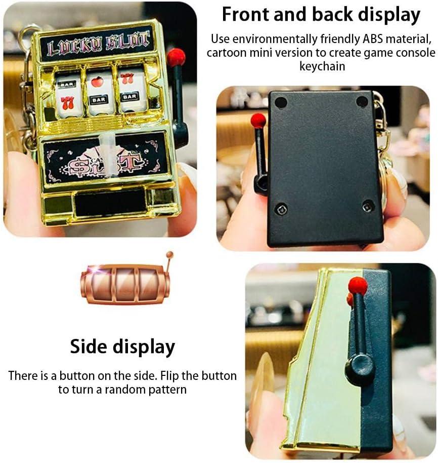 image:imageLiberty Imports 6 PCS Mini Casino Slot Machine Keychains Set Las Vegas Souvenirs Lucky Jackpot Charm Pendants Novelty Gaming Gifts for Casino Lovers