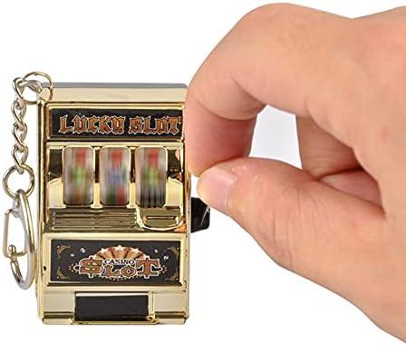 image:imageLiberty Imports 6 PCS Mini Casino Slot Machine Keychains Set Las Vegas Souvenirs Lucky Jackpot Charm Pendants Novelty Gaming Gifts for Casino Lovers
