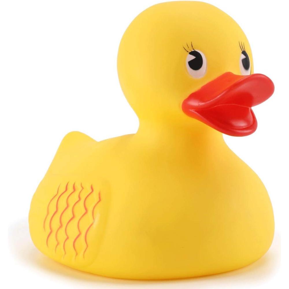 image:image10 Jumbo Classic Yellow Rubber Duck Bathtime Toy Floating Fun Pool Preschool Bathtub Toy Giant Flexible Large Yellow Duck for Kids 1