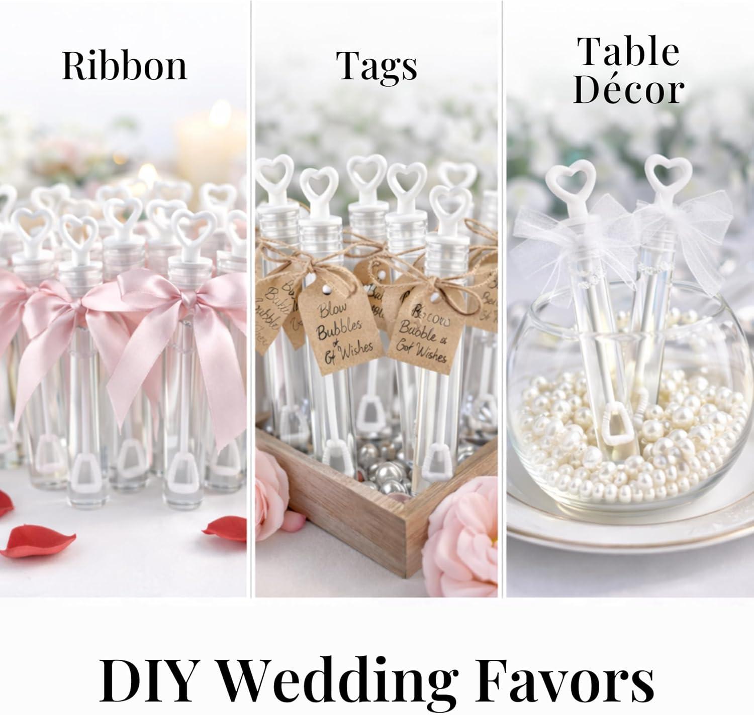 image:image48 Pack Mini Heart Bubble Wands Wedding Party Favors Anniversary Celebration Supplies 4 Bubble Tubes with Heart Wand for Bridal Showers Birthdays amp Special Events WhiteWhite