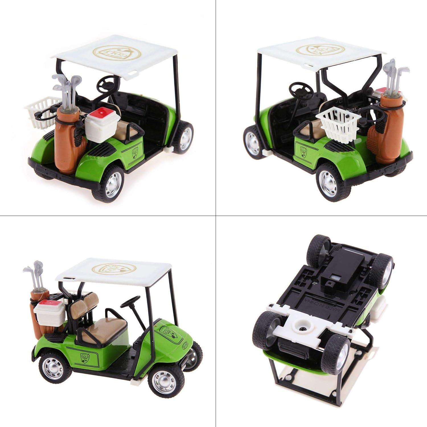 image:imageBox of 12 Mini Golf Carts Replicas 4 Diecast Alloy Metal Pullback Action 132 Scale Model Toy Golfcart Vehicle for Table Golf Decor Golf Party Decorations