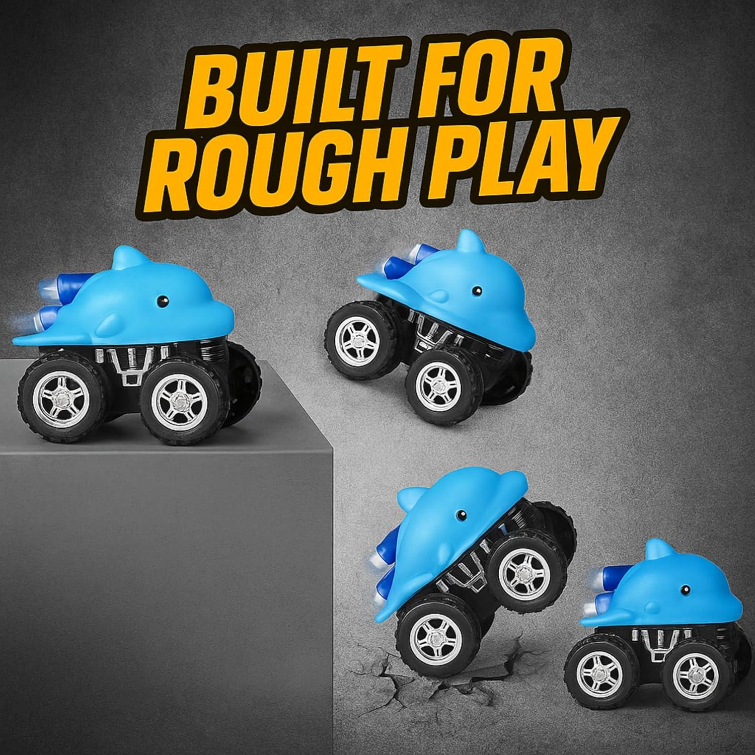 image:imageLiberty Imports 12 Pack Monster Truck Pull Back Cars Large Animal Toy Pullback Racers Vehicles Party Favors Play Set for Kids Boys Toddlers