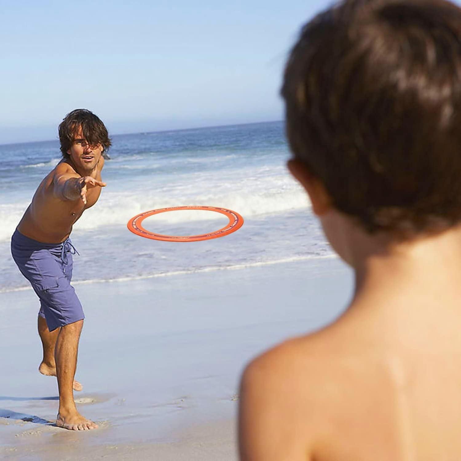 image:imageLiberty Imports 6 Pack Flying Aero Discs Sports Outdoor Pro Flyer Rings Plastic Toy Ultimate Glider Toss Game for Kids and Adults 11 inches