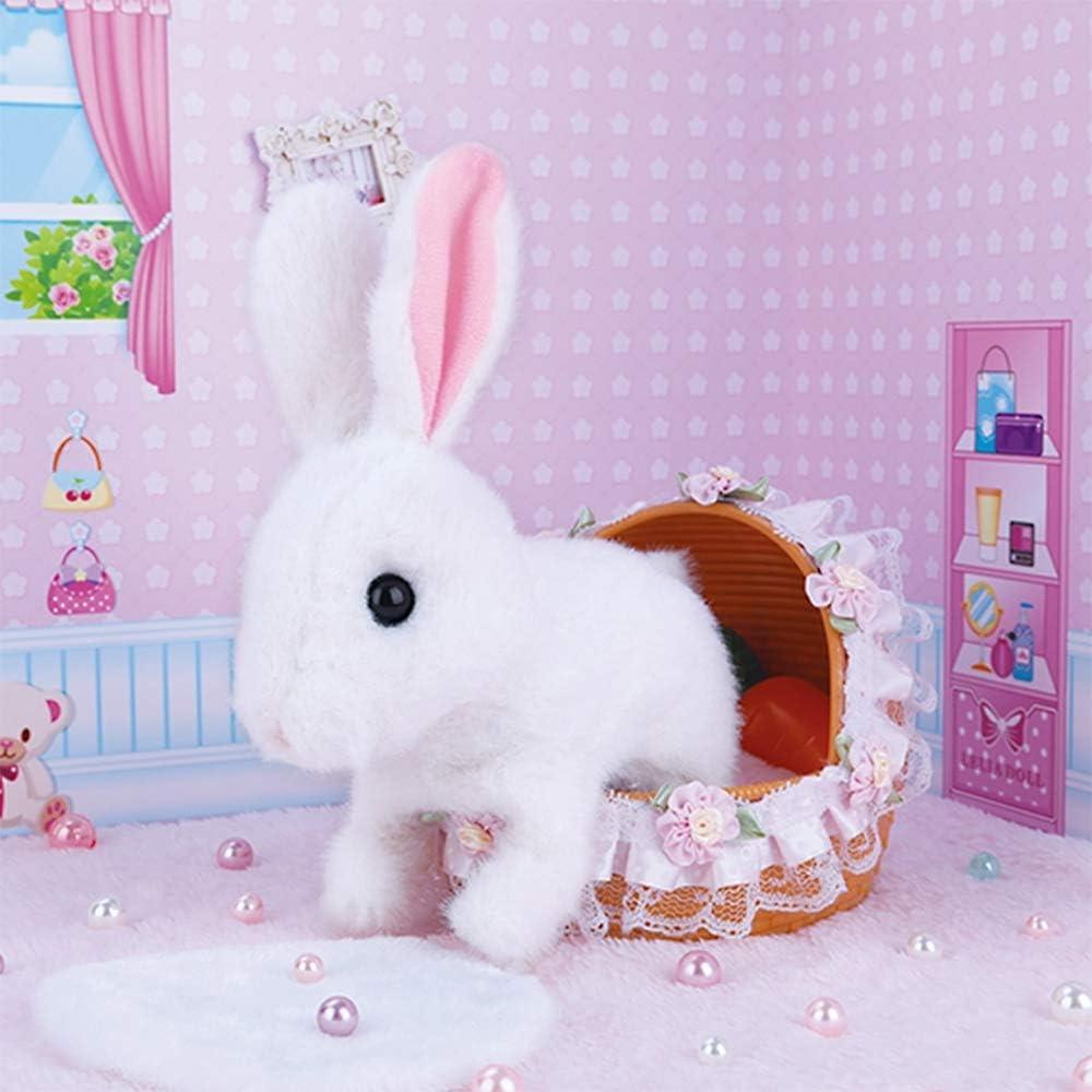 image:imageLiberty Imports Plush Bunny Rabbit Pet Electronic Toy Walking Hopping Wiggle Ears Twitch Nose Sounds for Kids