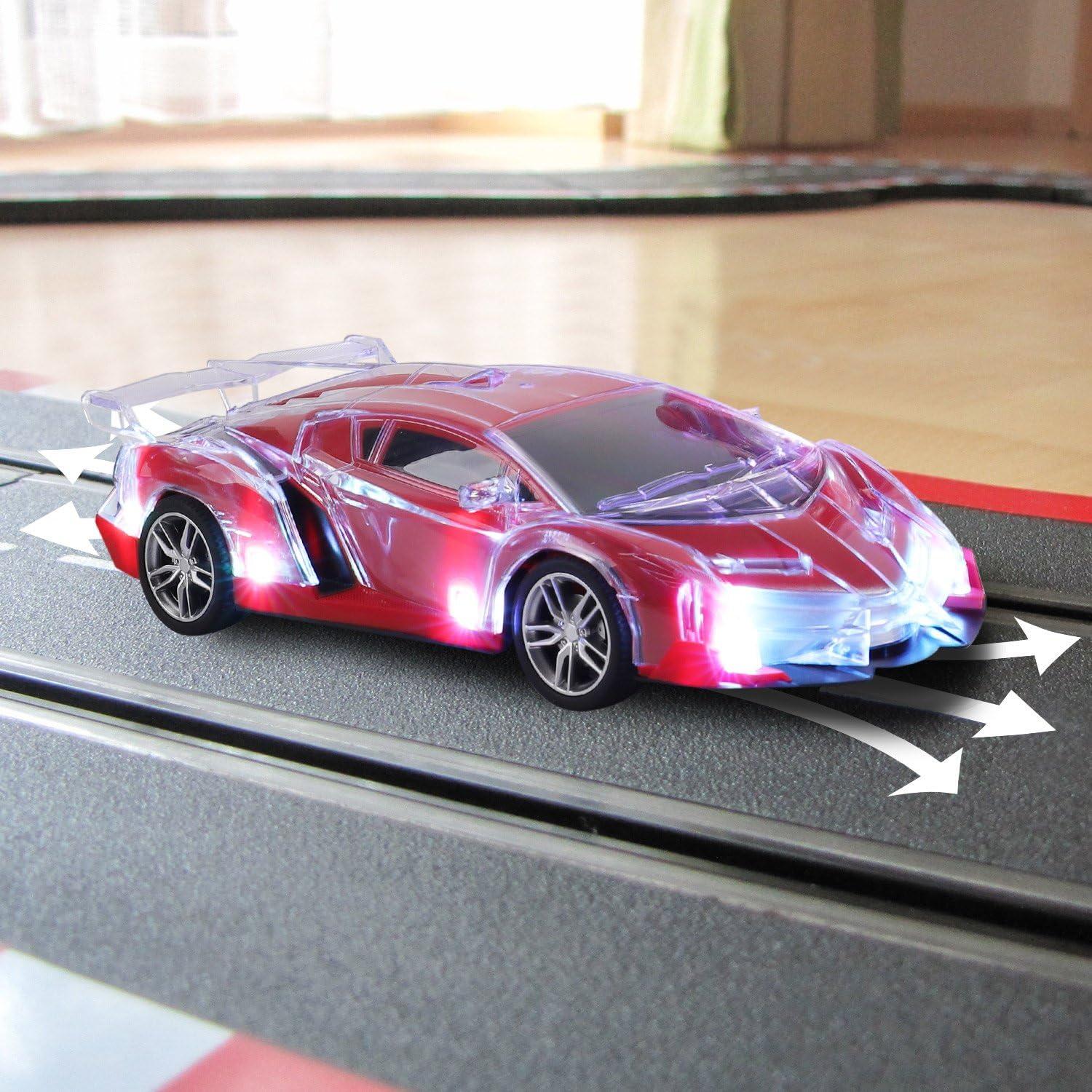 image:imageLight Up RC Remote Control Racing Car 120 Scale Radio Control Sports Car with Flashing LED Lights Ideal Gift Toy for Kids