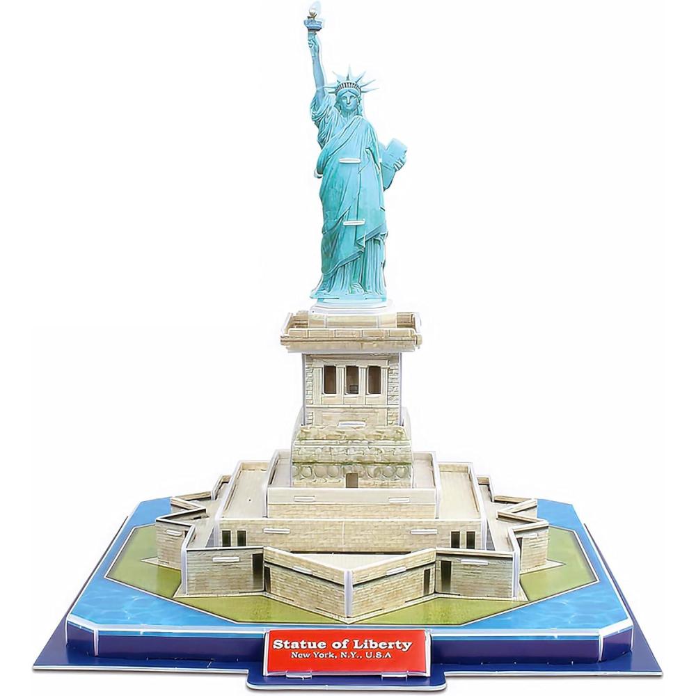 image:image3D Puzzle Statue of Liberty  DIY Architecture Building Model Kit  Realistic Replica No Glue  Educational Toy for Kids amp Adults  New York Landmark Decor