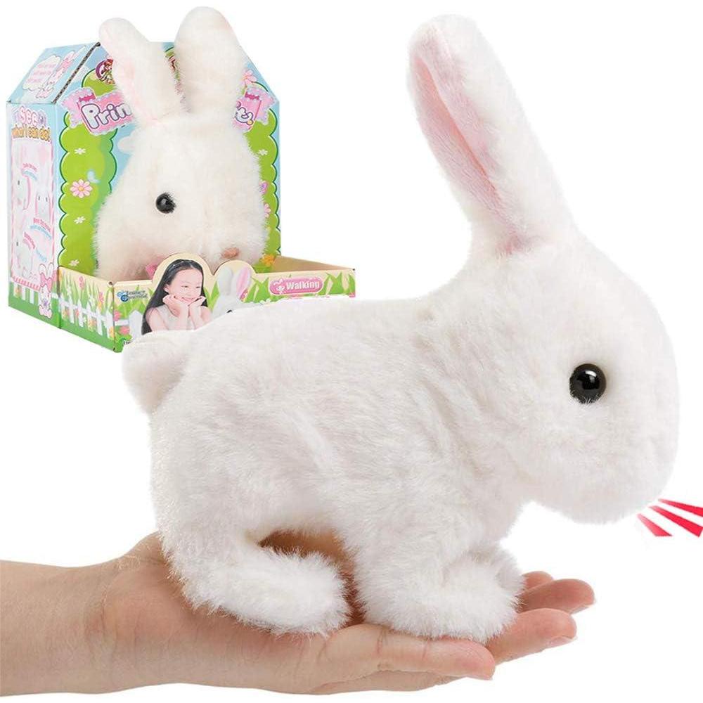 image:imageLiberty Imports Plush Bunny Rabbit Pet Electronic Toy Walking Hopping Wiggle Ears Twitch Nose Sounds for Kids