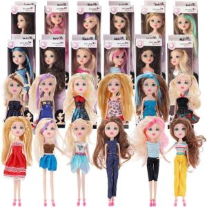 Liberty Imports 12 Pack: American Fashion Beauty Dolls in Individual Boxes – 10″ Girls Runway Divas Multipack Toys Bundle Bulk Party Favors Supplies (10″)