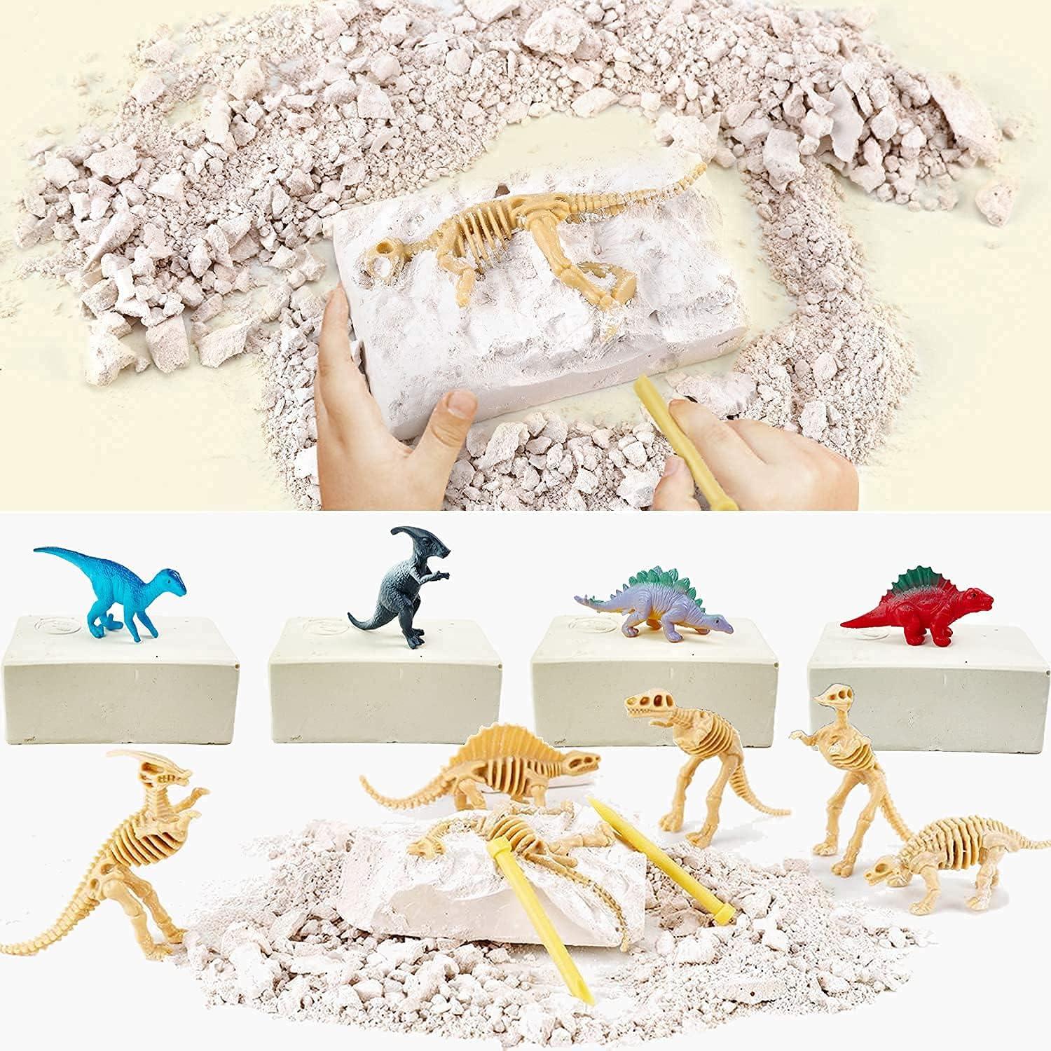 image:image12 Pack Dinosaur Excavation Kits for Kids Dino Dig Kits 3D Dig a Dinosaur Fossil and Figure Sets Bulk Science Education Toys for Paleontology Archaeology STEM Learning Kids Activity Party Favors